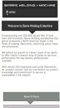 Mobile Screenshot of barriewelding.com
